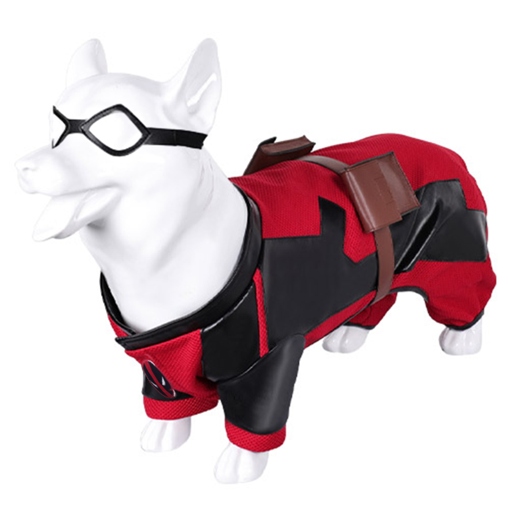 Deadpool 3 Dogpool Peggy Wolverine Mascotas Perros Arnés Cachorro Disfraz + Gafas + Insignia - Imagen 63 de 79