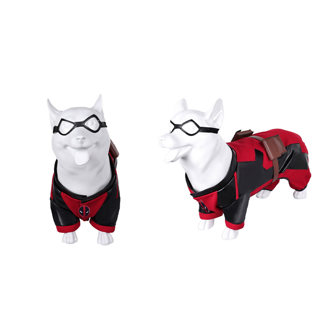 Deadpool 3 Dogpool Peggy Wolverine Mascotas Perros Arnés Cachorro Disfraz + Gafas + Insignia - Imagen 65 de 79