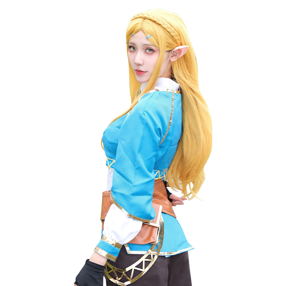 Princess Zelda Cosplay Costume Halloween party Legend Zelda Deluxe