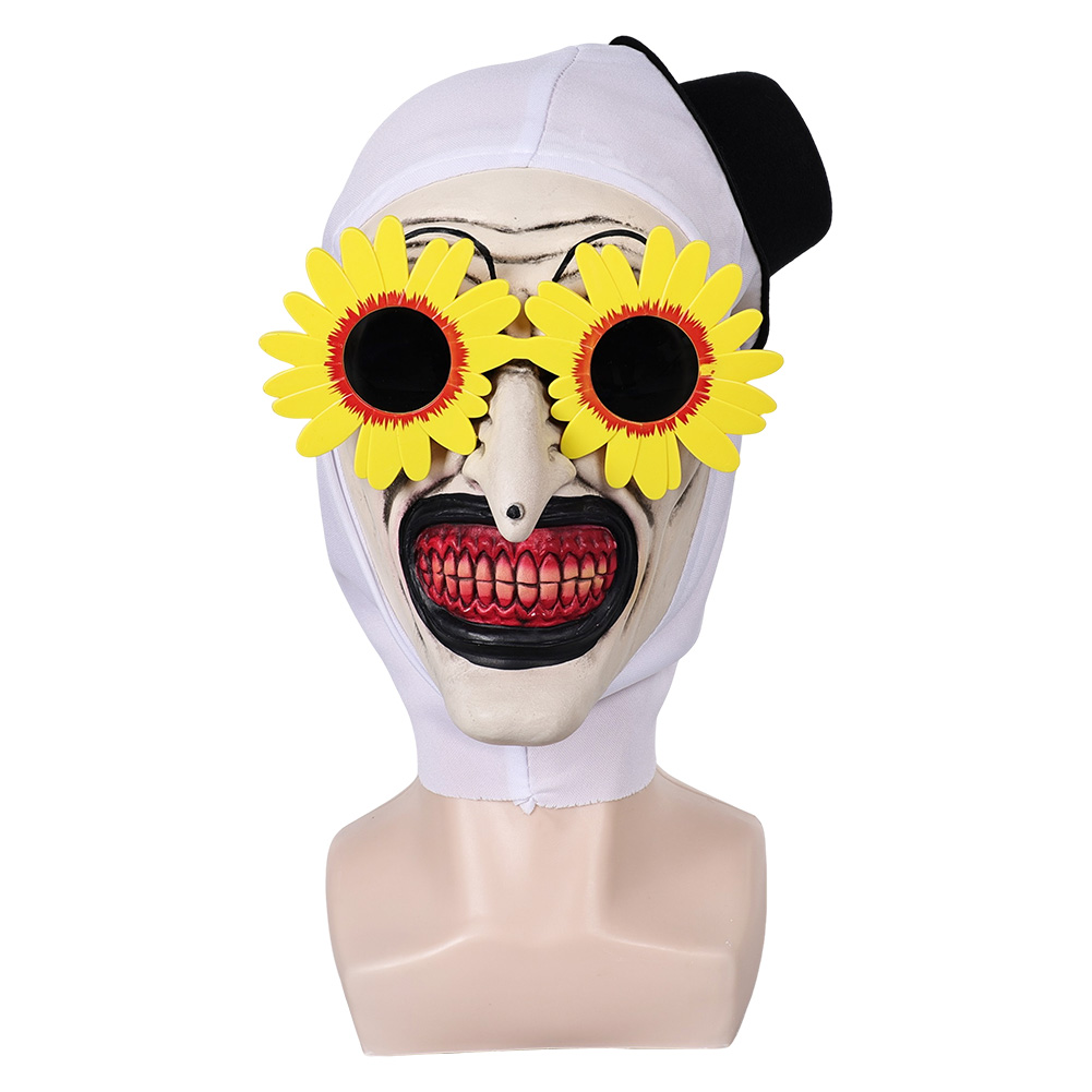 Terrifi Spirit Art The Clown Sun Flower Daisy Sunglasses+Masks