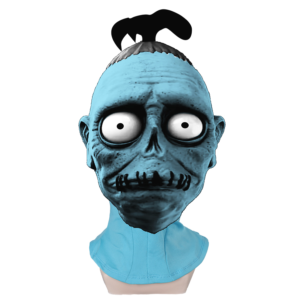 Beetlejuice 2 Shrunken Head Bob Cosplay Fancy Dress Spirit Halloween Coat+Masks - Produktbild 2