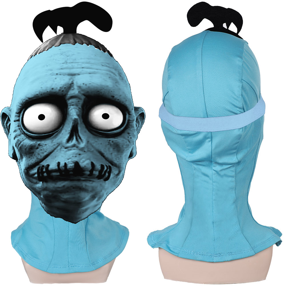 Beetlejuice 2 Shrunken Head Bob Cosplay Fancy Dress Spirit Halloween Coat+Masks - Produktbild 6