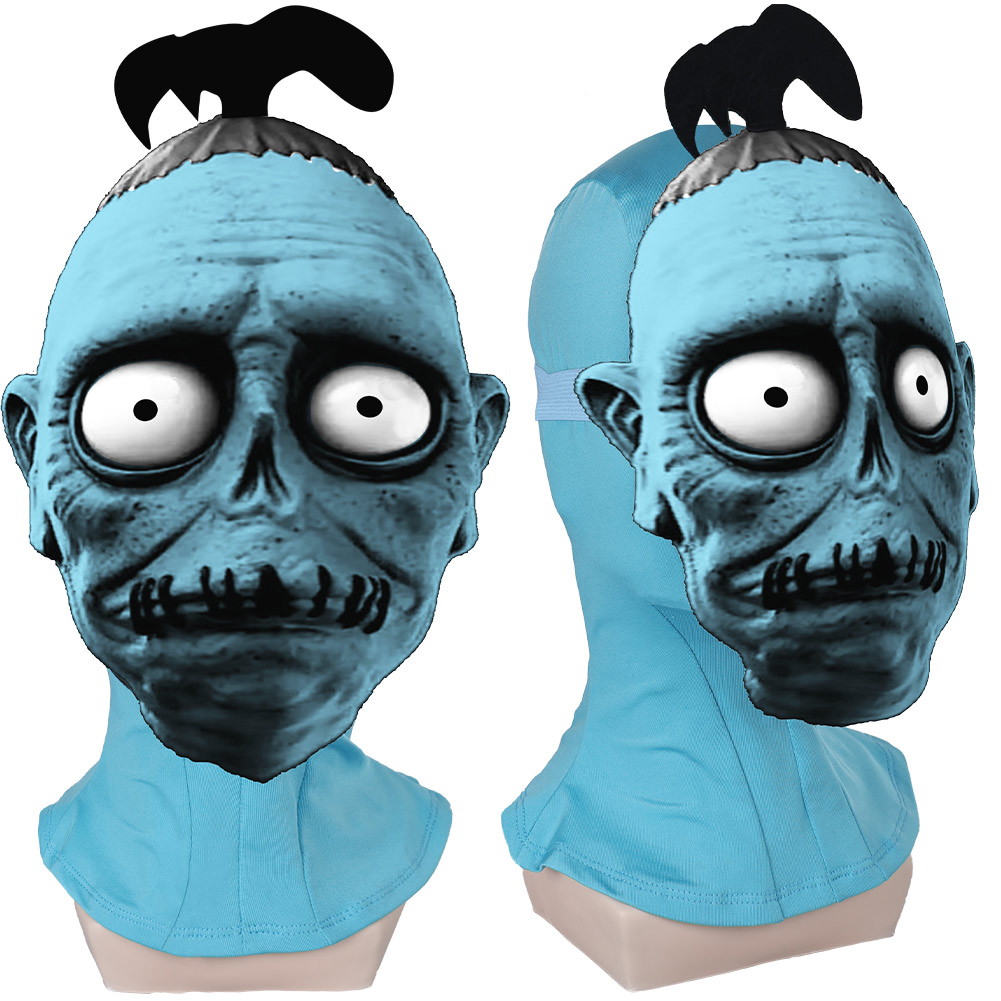 Beetlejuice 2 Shrunken Head Bob Cosplay Fancy Dress Spirit Halloween Coat+Masks - Produktbild 7