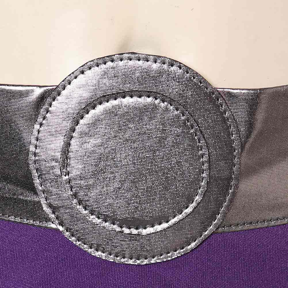 Teen Titans Superhero Starfire Koriand'r Cosplay Costume Outfit Skirt Vest Dress - Picture 18 of 24