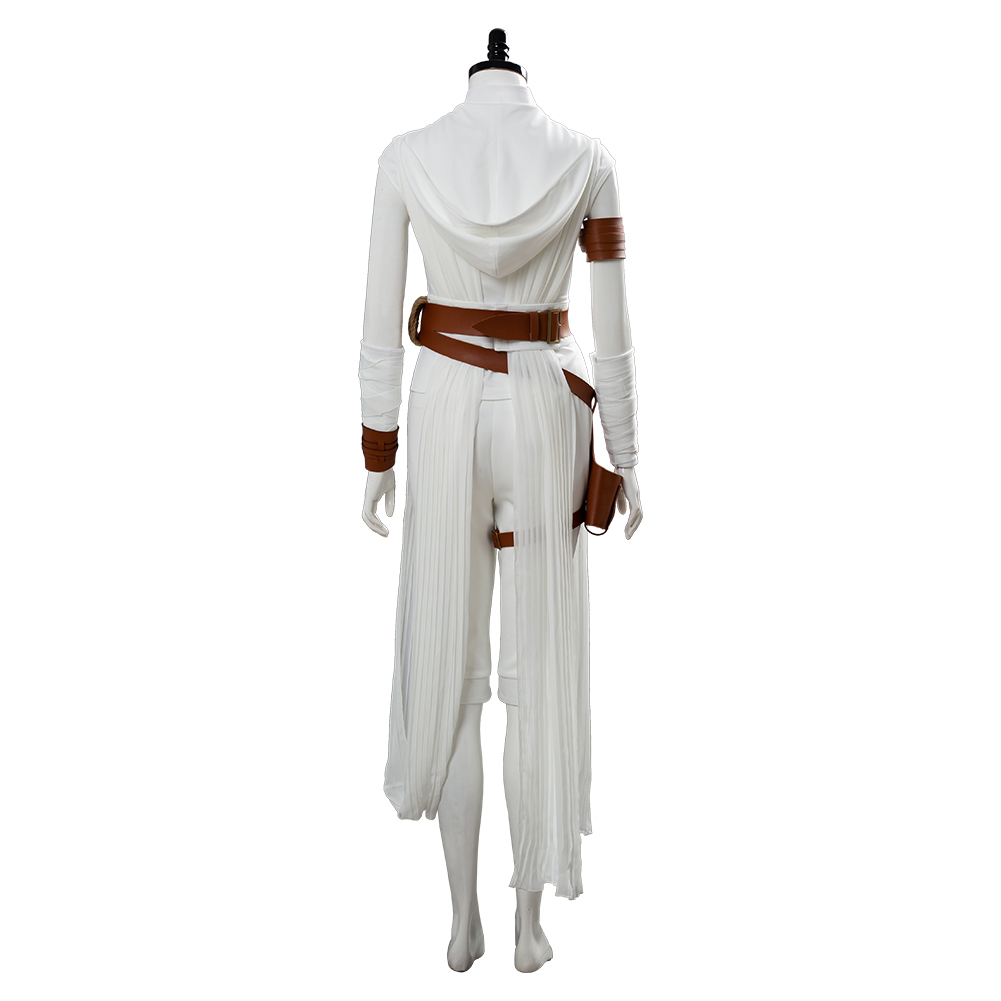 The Rise of Skywalker Cosplay Rey Costume Outfit Full Set Tops+Pants Belt Womens - Picture 14 of 36