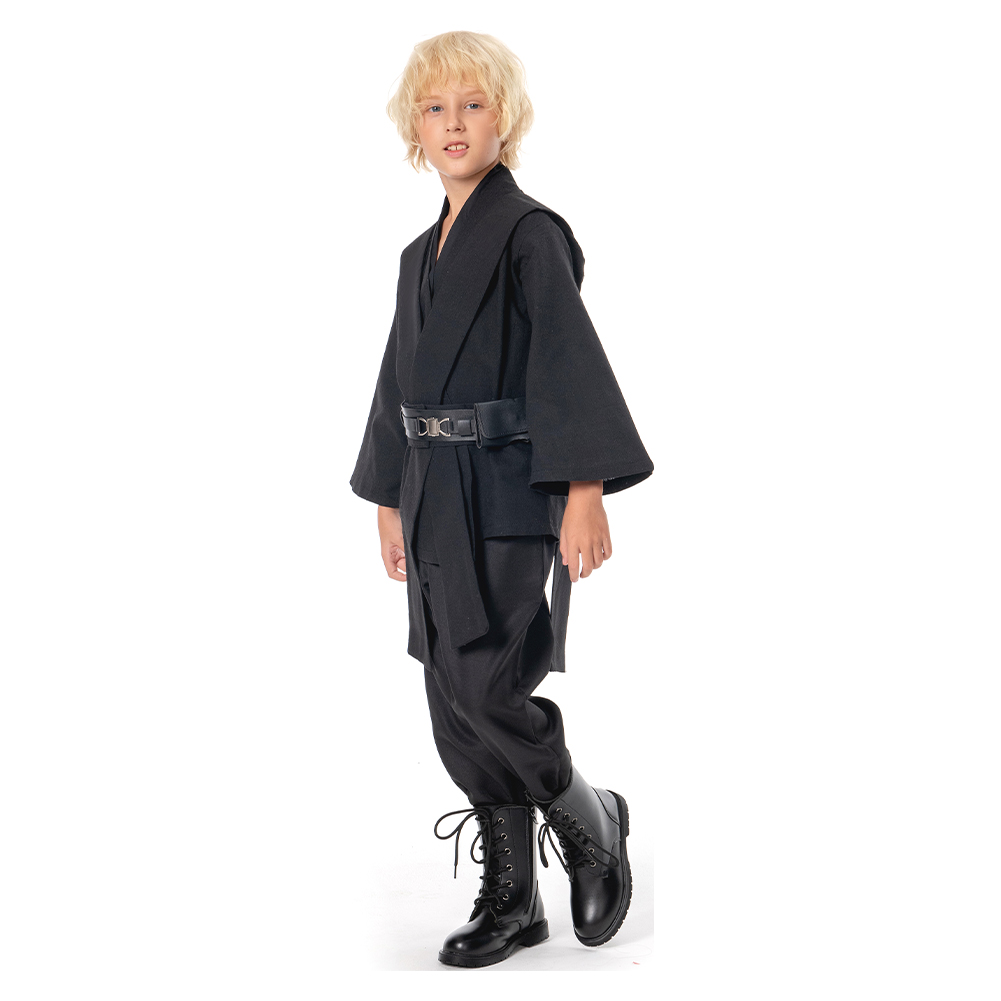 Star Wars Kids Obi Wan Kenobi Cosplay Halloween Brown/Black Costume Cloak sets - Bild 18 von 25