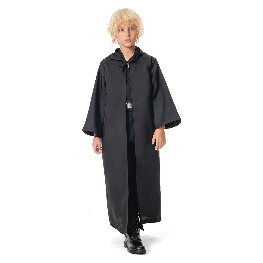 Star Wars Kids Obi Wan Kenobi Cosplay Halloween Brown/Black Costume Cloak sets - Bild 21 von 25