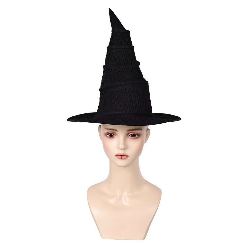 Adult Women Witch Elphaba Cosplay black Hat Cap Halloween party  Accessory