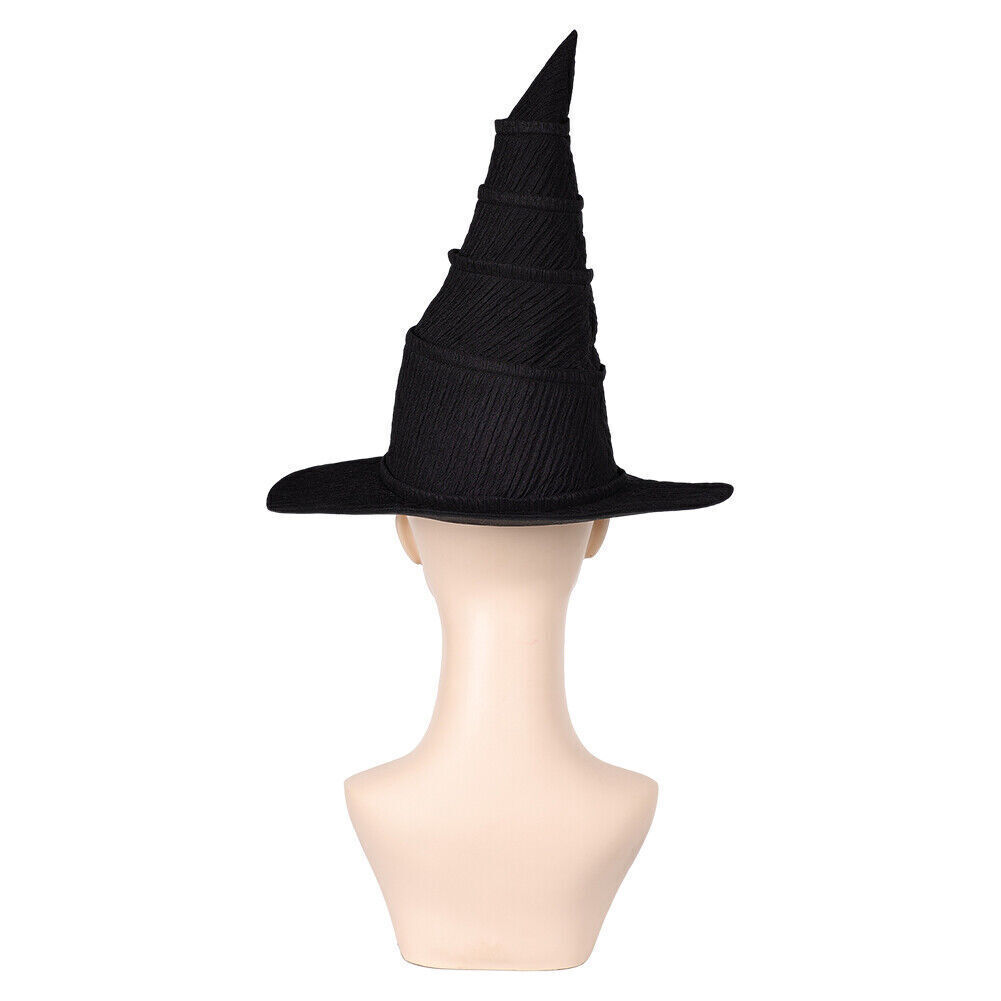 Adult Women Witch Elphaba Cosplay black Hat Cap Halloween party  Accessory