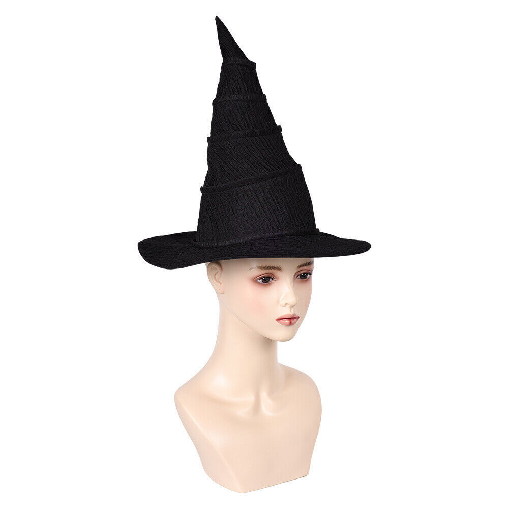 Adult Women Witch Elphaba Cosplay black Hat Cap Halloween party  Accessory