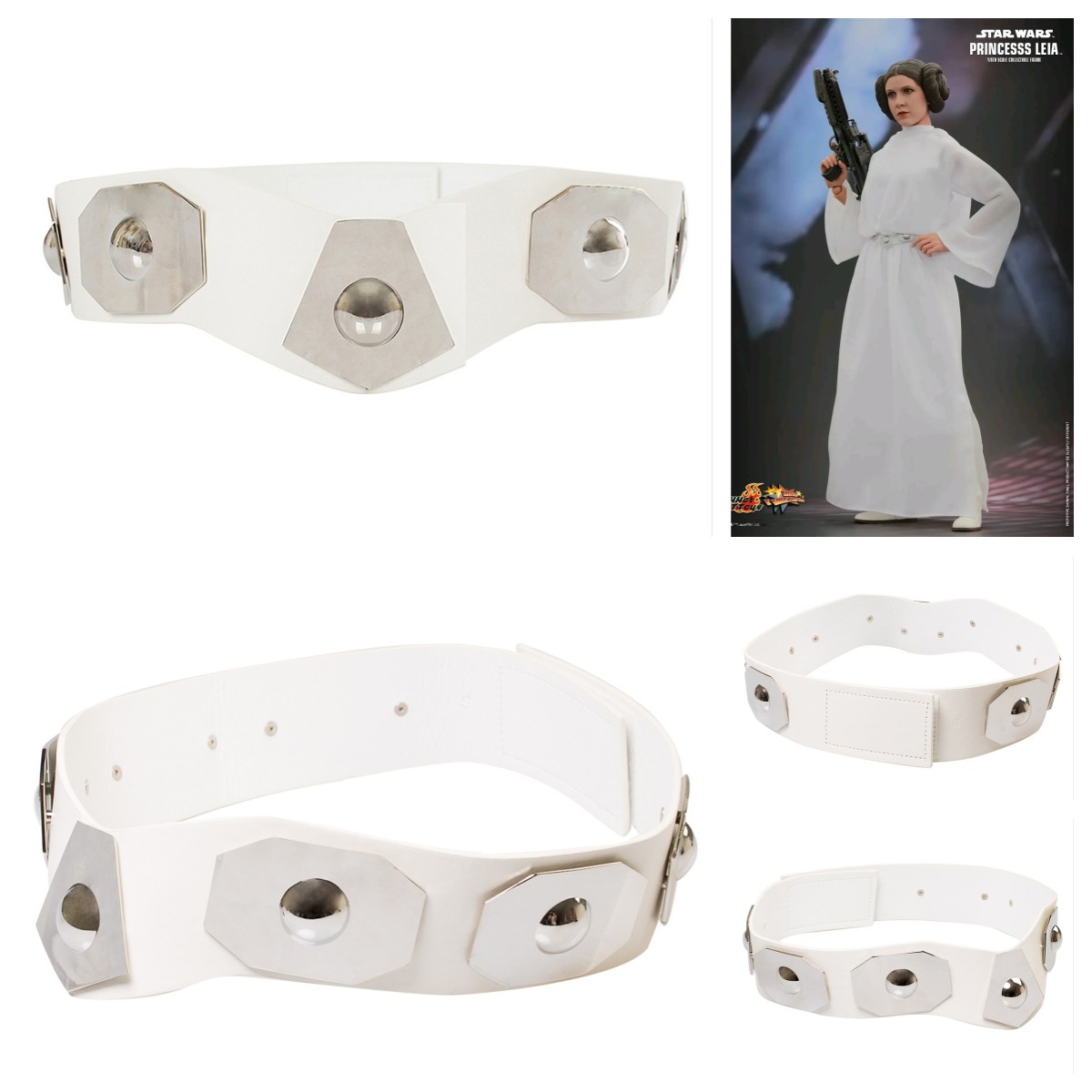 princess leia white dress belt Cosplay Star Wars Princess Leia White Dress Belt Halloween Carnival Suits Skirts
