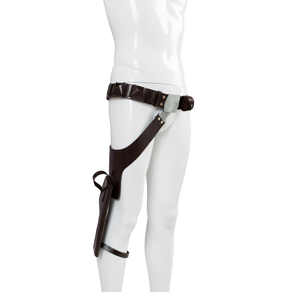 Star Wars Han Solo Cosplay Costume Belt and Belt Holster Accessories Halloween - Picture 19 of 35
