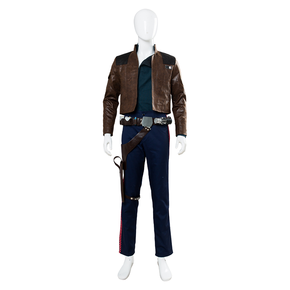 Star Wars Han Solo Cosplay Costume Belt and Belt Holster Accessories Halloween - Picture 29 of 35