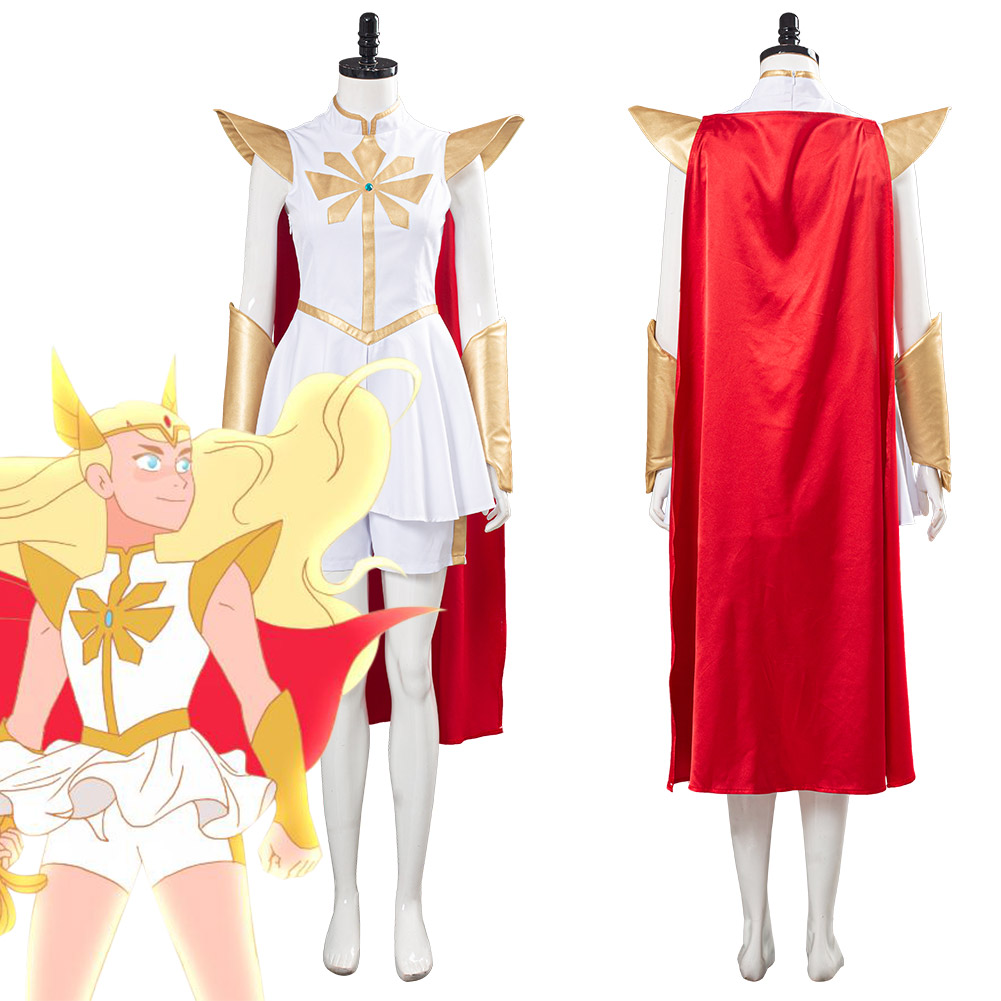 She Ra Cosplay Costume Women's Dress Outfits Halloween Comic Carnival Party Suit - Picture 27 of 29