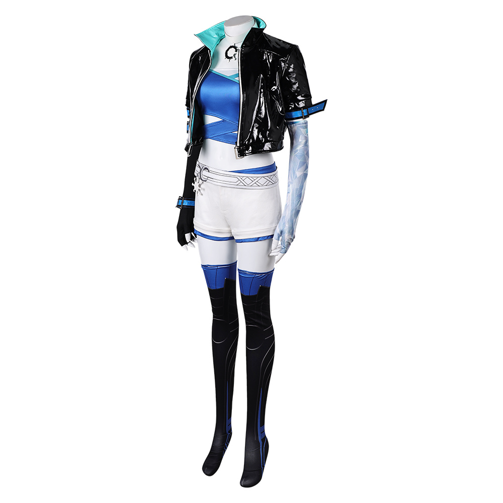 2024Game Anime Luna Snow Cosplay Coat Pants Fancy Dress Halloween Carnival Adult - Picture 14 of 26