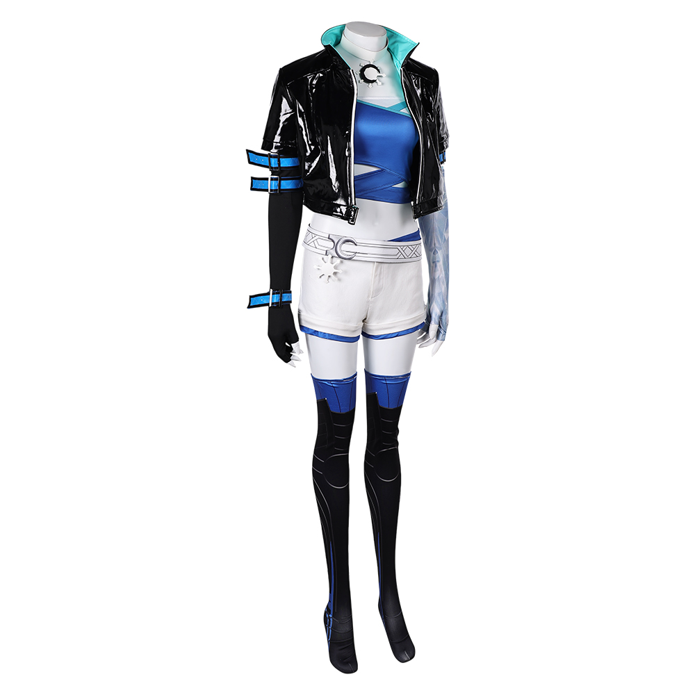 2024Game Anime Luna Snow Cosplay Coat Pants Fancy Dress Halloween Carnival Adult - Picture 16 of 26