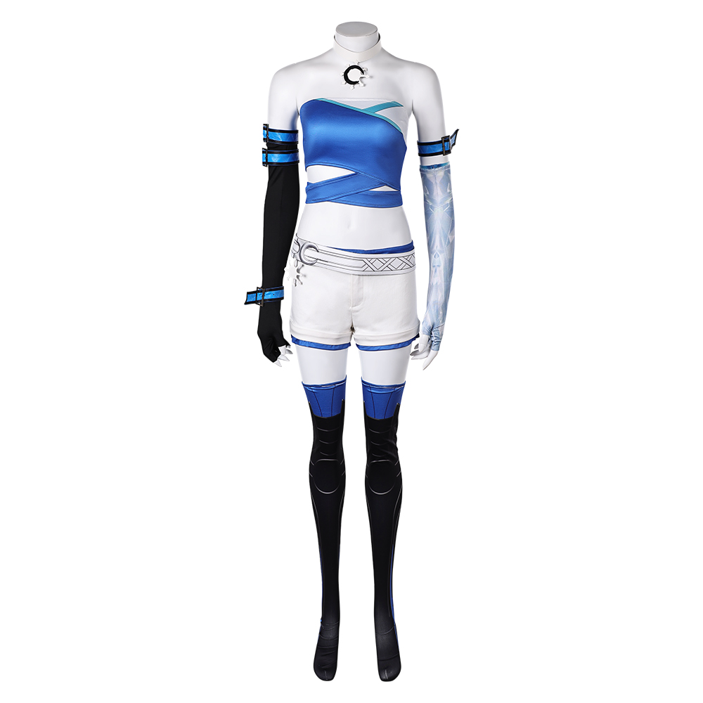 2024Game Anime Luna Snow Cosplay Coat Pants Fancy Dress Halloween Carnival Adult - Picture 17 of 26