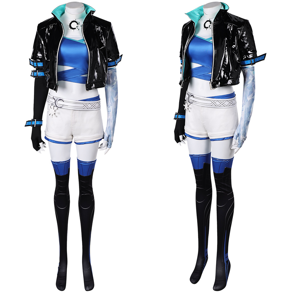 2024Game Anime Luna Snow Cosplay Coat Pants Fancy Dress Halloween Carnival Adult - Picture 25 of 26