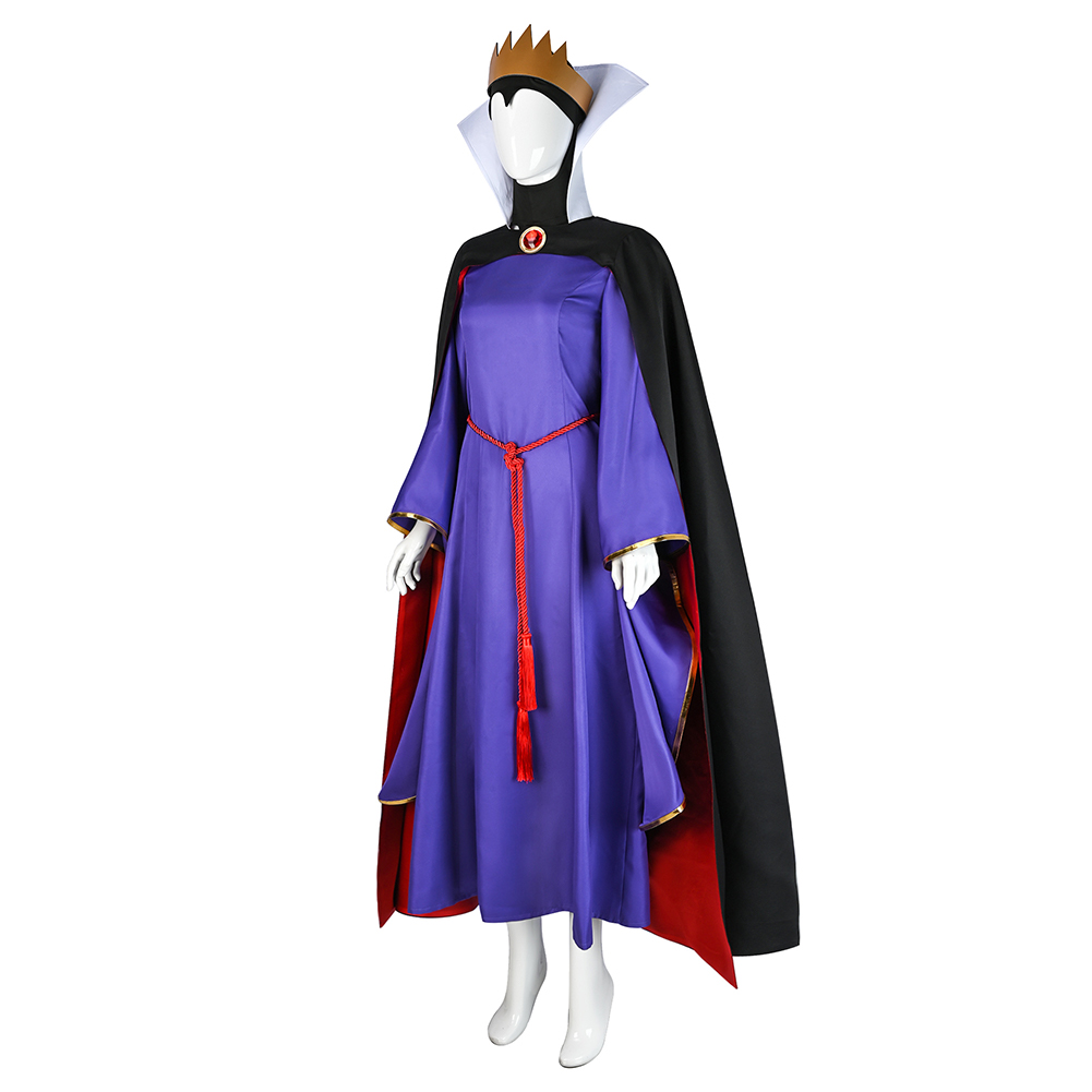 Evil Queen Kleid Cosplay Kostüm Outfits Damen Halloween Karneval Anzug - Bild 14 von 22