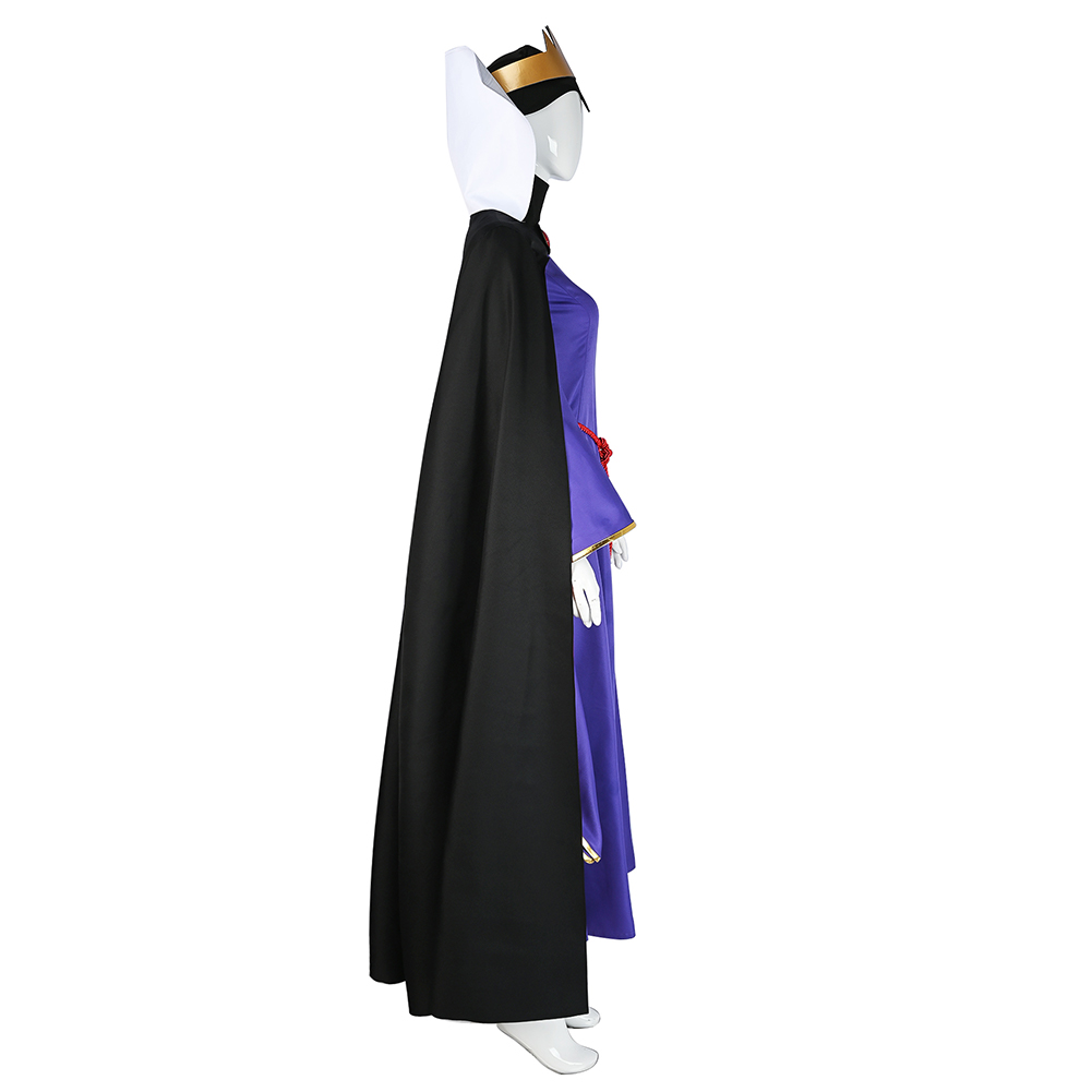 Evil Queen Kleid Cosplay Kostüm Outfits Damen Halloween Karneval Anzug - Bild 15 von 22