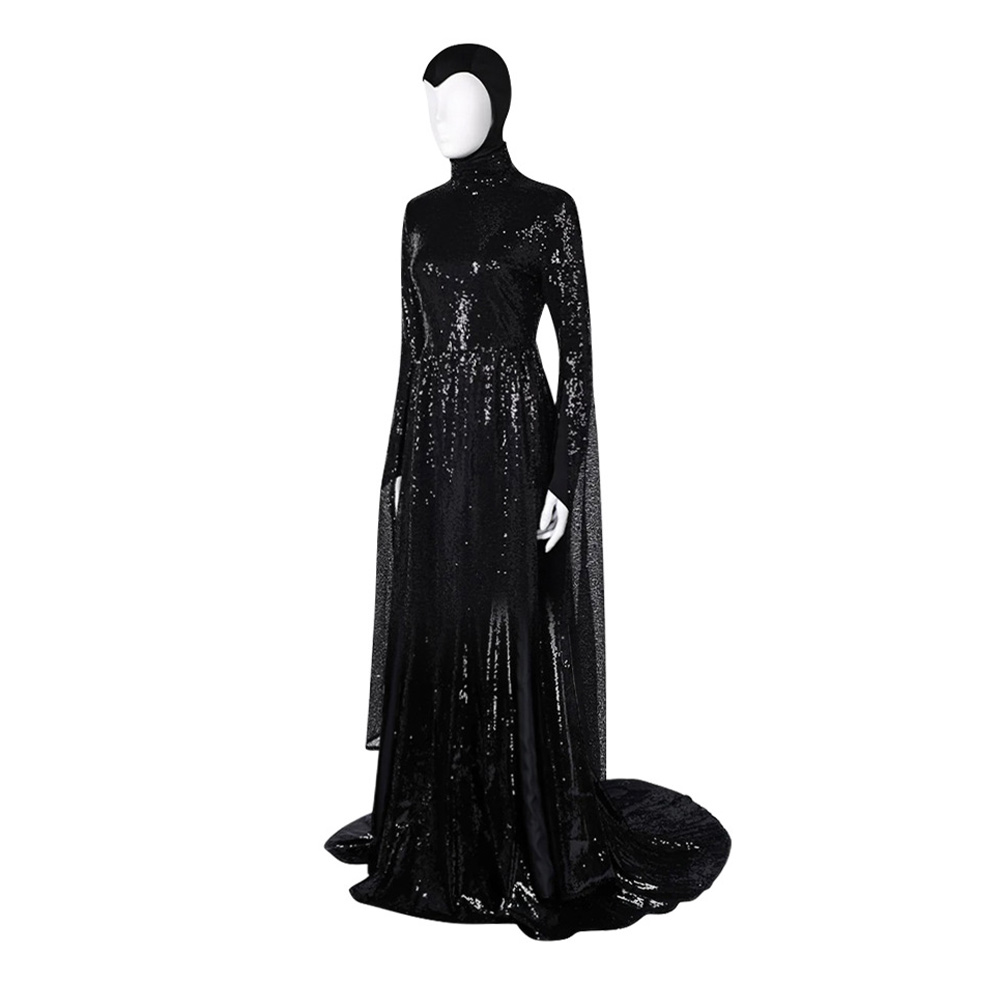 Evil Queen Kleid Cosplay Kostüm Outfits Damen Halloween Karneval Anzug - Bild 19 von 22
