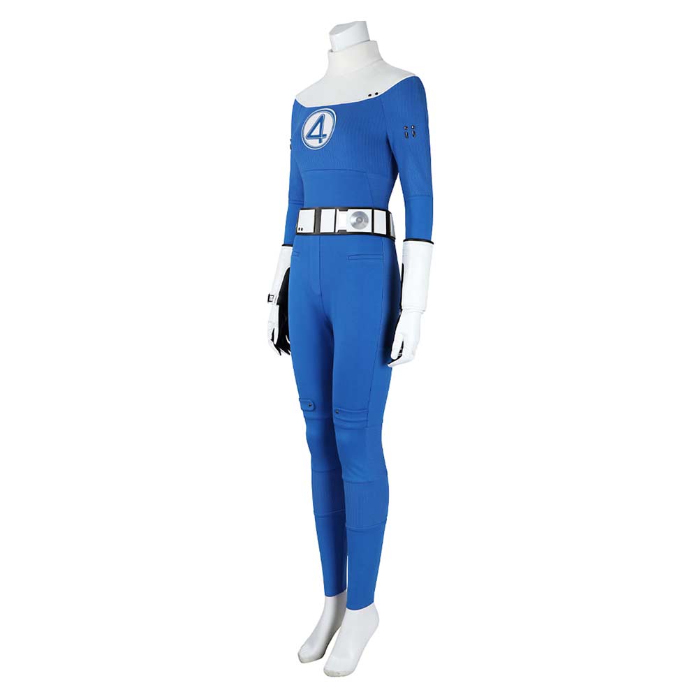 Fantastic Four Cosplay Costume Outfit Women Men Jumpsuit Halloween Carnival Suit - Picture 12 of 38