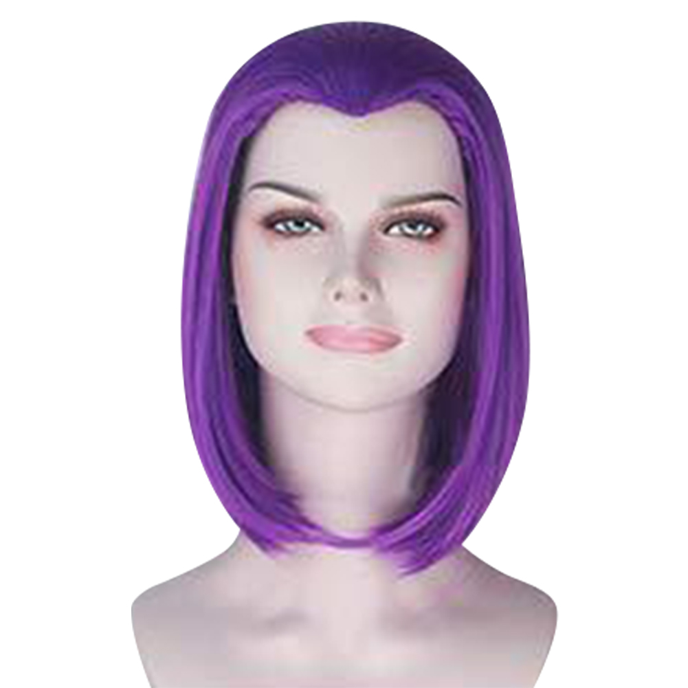 Teen Titans Raven Cosplay Halloween Costume Fancy Dress Fairytale Claok+Wig Hair - Picture 25 of 46