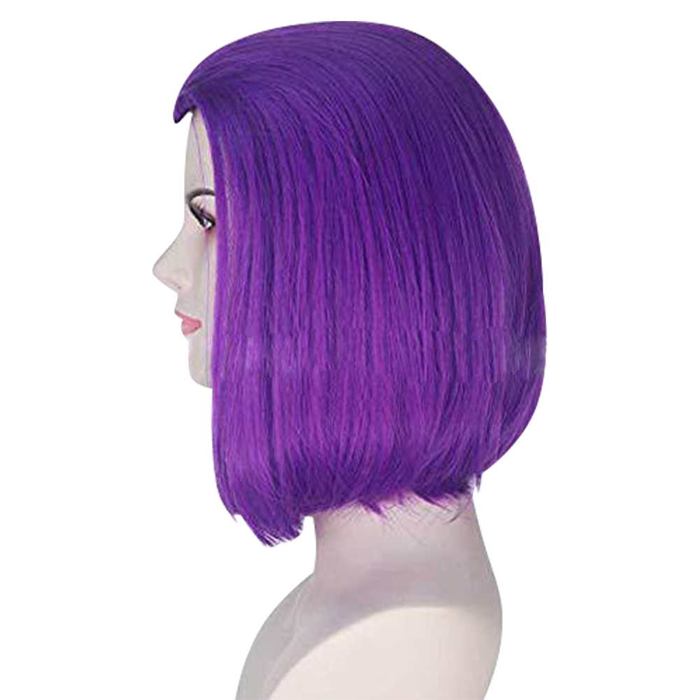 Teen Titans Raven Cosplay Halloween Costume Fancy Dress Fairytale Claok+Wig Hair - Picture 40 of 46