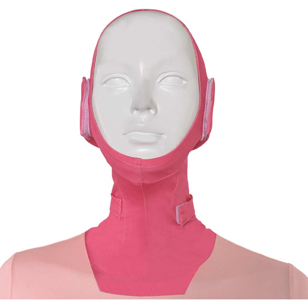 Anime Atom Eve Cosplay Disfraz Invencible Rosa Mono Capa/Máscara Trajes Completos - Imagen 17 de 20