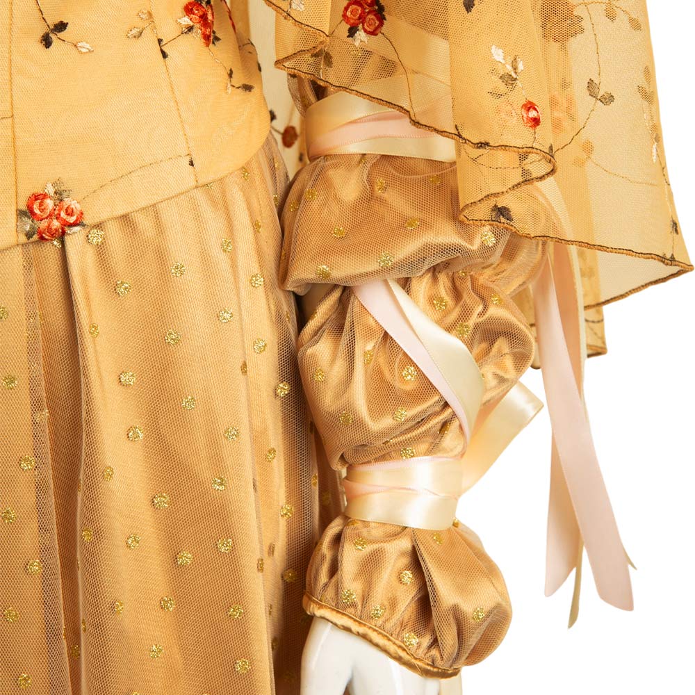 Anime Wars Queen Padme Amidala Cosplay costume Yellow Meadow Dress+Headband+Wig  | eBay