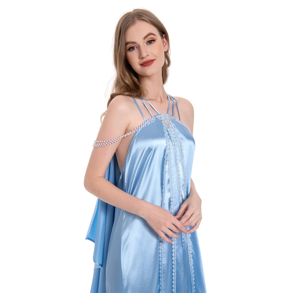 Padme Amidala Nightgown Cosplay Costume Women Party Night Skirt Dress  Halloween | eBay