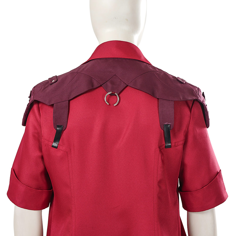 Devil May Cry DMC 5 Dante Devil Hunter Cosplay Halloween Jacket +Necklace+Wigs - Picture 16 of 36