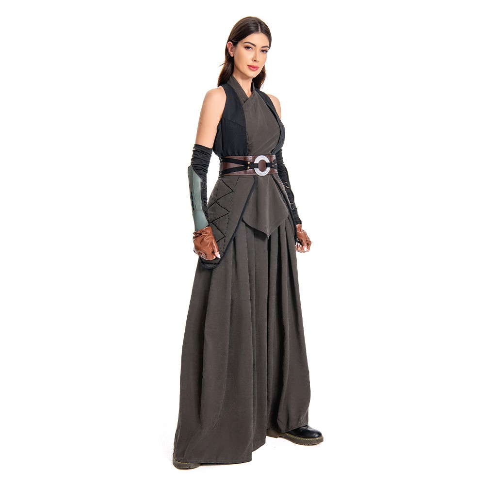 Lixinya Mantel Cosplay Jas Wars Cosplay Cape Halloween Carnaval Coat Cosplay Kostuum Dames, zwart, M