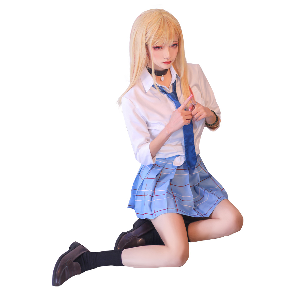 Kitagawa Marin Cosplay Costume Girls Women School Uniform Outfits Fancy Dress US - Picture 37 of 48