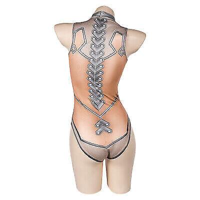 Stellar Blade Eve Cosplay Skin Sexy Printed One Piece Swimsuit Swimwear Suit - Picture 7 of 11
