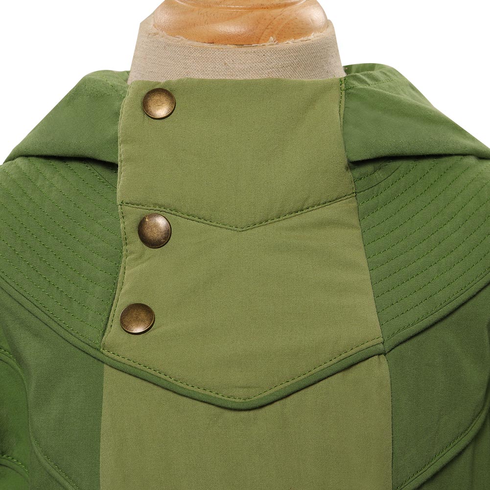 Kids Obi-Wan Kenobi -Leia Cosplay Costume Coat Halloween Carnival Suit Girls Boy - Picture 17 of 24