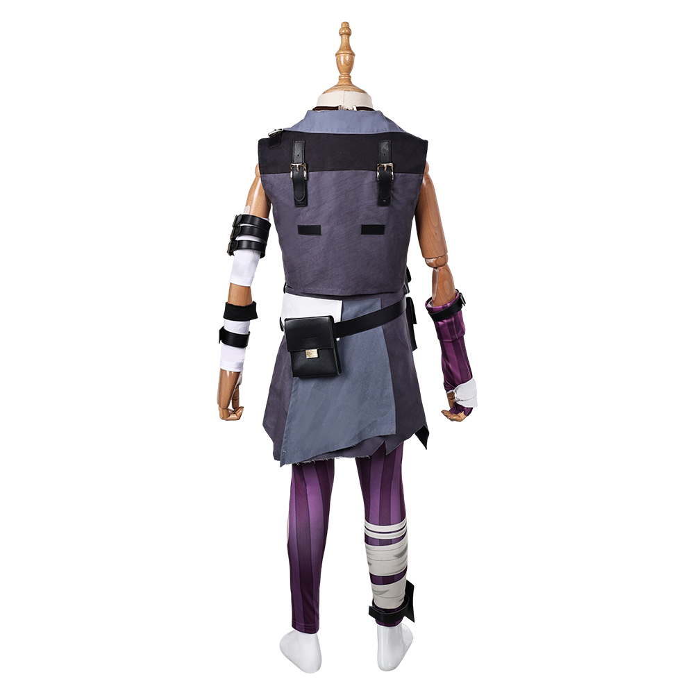 Arcane:League of Legends 2 Isha Kids Cosplay Costume+Hat Halloween Isha Outfits - Picture 21 of 26