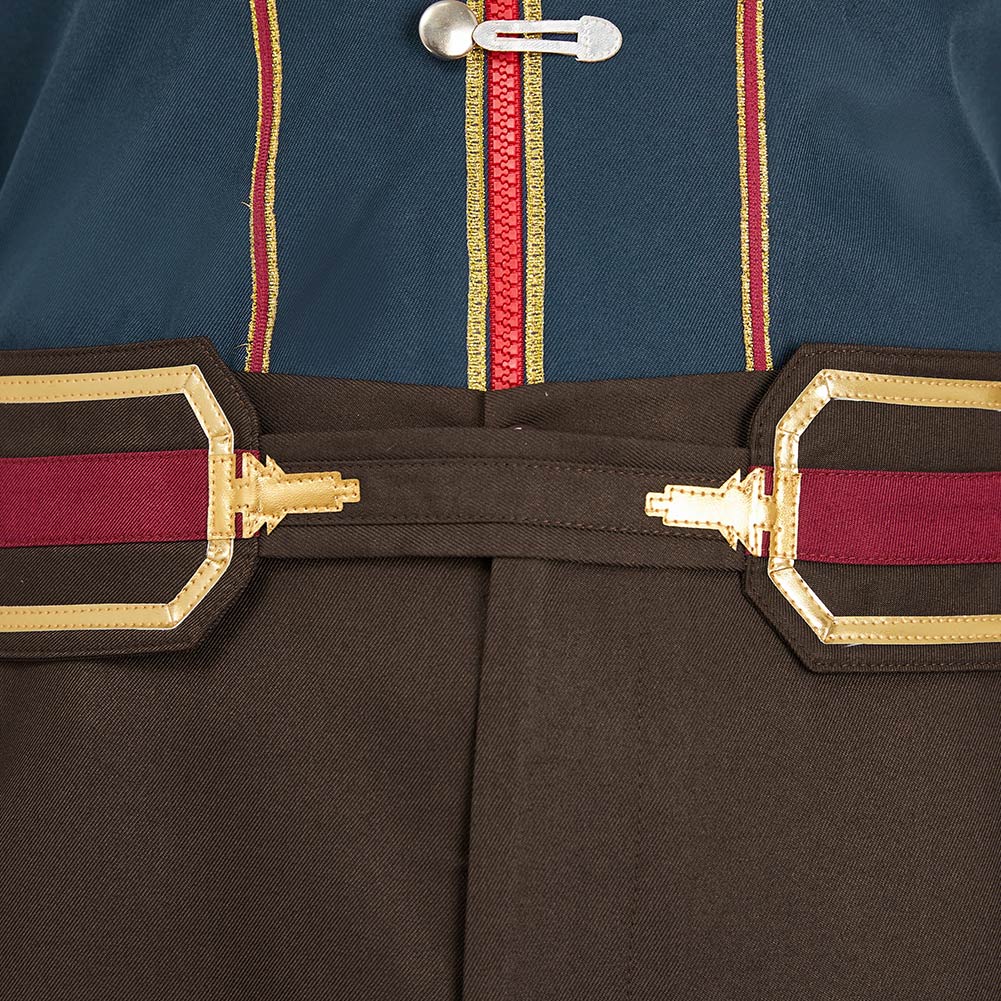 Jayce Cosplay Costume Carnival Party LOL Game Halloween Coat Gloves+Belt Pants - Picture 15 of 23