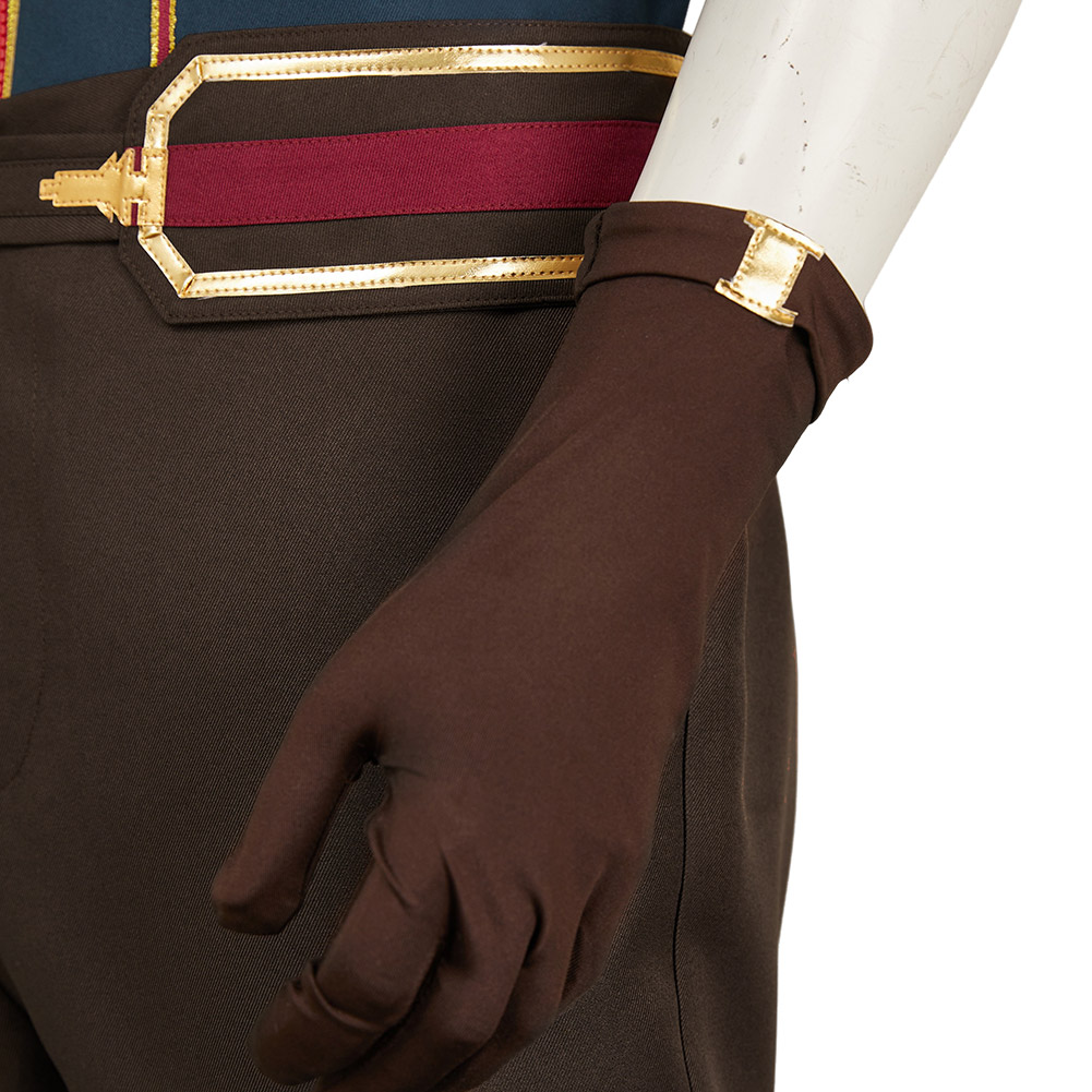 Jayce Cosplay Costume Carnival Party LOL Game Halloween Coat Gloves+Belt Pants - Picture 16 of 23