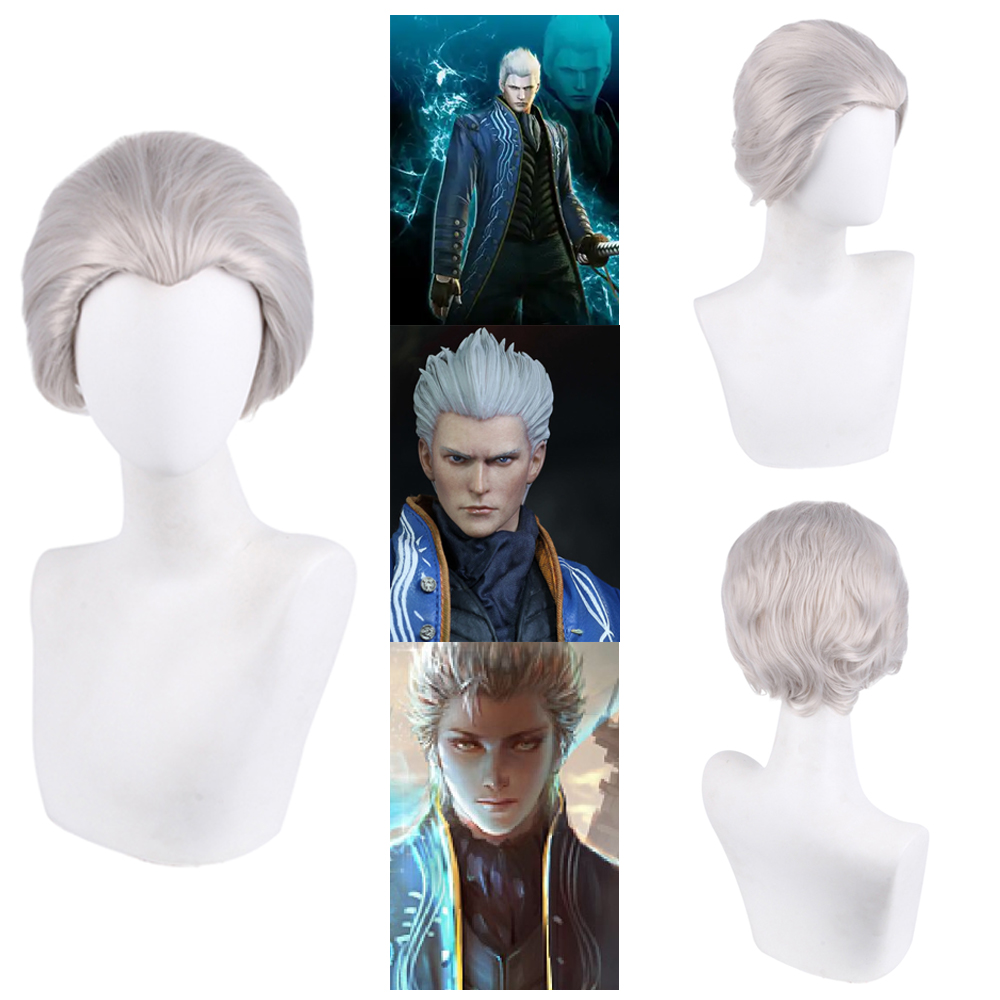 Devil May Cry Dante Cosplay Necklace Chain Pendant Wigs Hair Jewelry Accessories - Picture 29 of 49