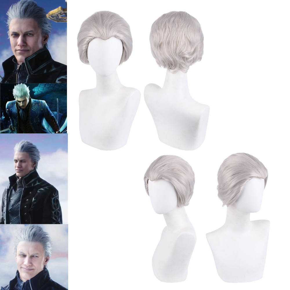 Devil May Cry Dante Cosplay Necklace Chain Pendant Wigs Hair Jewelry Accessories - Picture 30 of 49