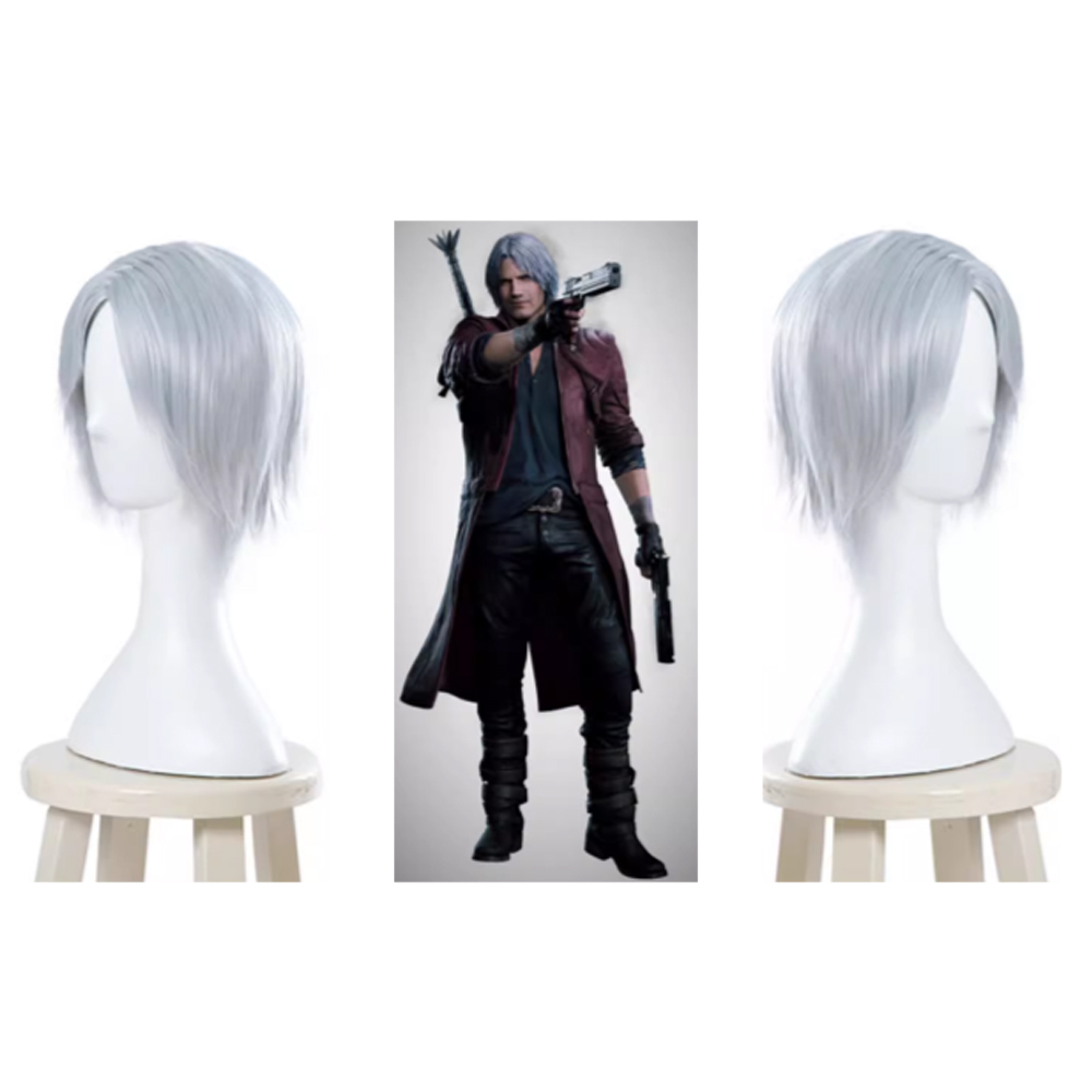 Devil May Cry Dante Cosplay Necklace Chain Pendant Wigs Hair Jewelry Accessories - Picture 42 of 49