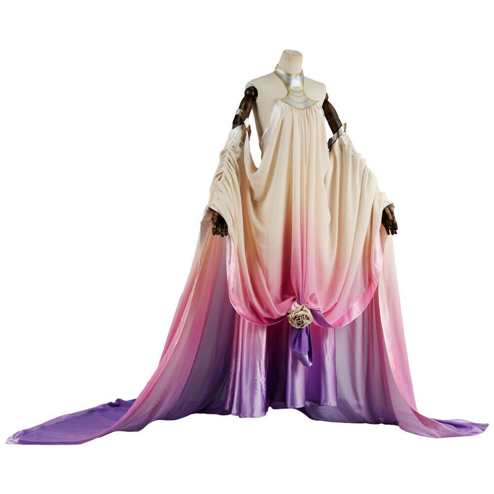 Star Wars 3 Revenge Sith Padme Amidala Naberrie Roleplay Purple Lake Long Dress - Bild 5 von 11