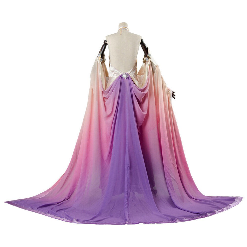 Star Wars 3 Revenge Sith Padme Amidala Naberrie Roleplay Purple Lake Long Dress - Bild 6 von 11