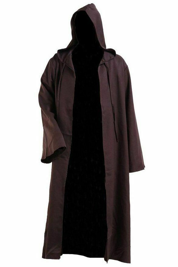 Anakin Skywalker Cloak Cosplay costume Halloween Kenobi Robe Jedi