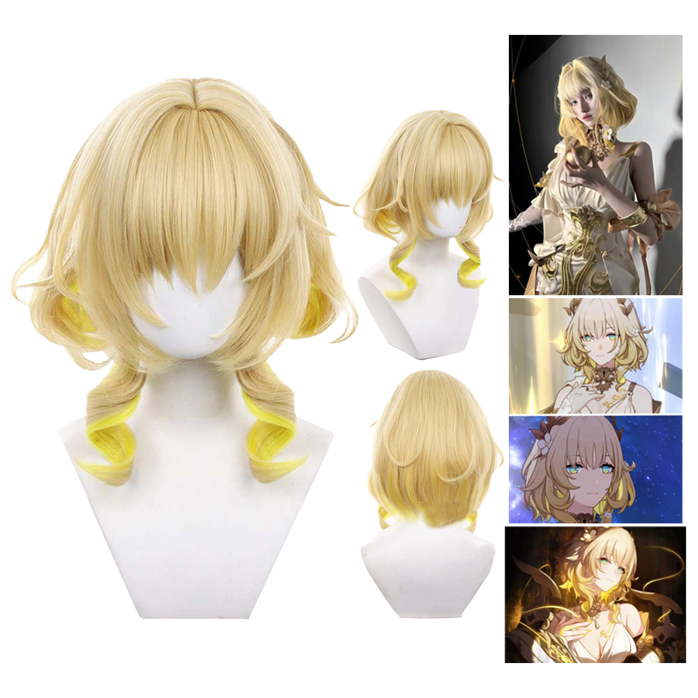 Honkai Star Rail HSR Aglaea Juegos con disfraces Halloween Vestido Falda Uniforme + Peluca para el cabello Mujeres - Imagen 23 de 29