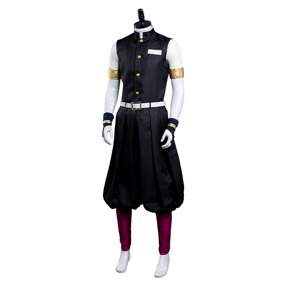 Demon Slayer Season 2 Uzui Tengen Cosplay Costume roleplay outifts +Wig fullsets - Picture 14 of 28