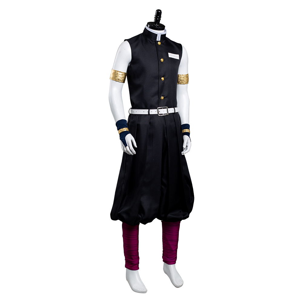 Demon Slayer Season 2 Uzui Tengen Cosplay Costume roleplay outifts +Wig fullsets - Picture 16 of 28