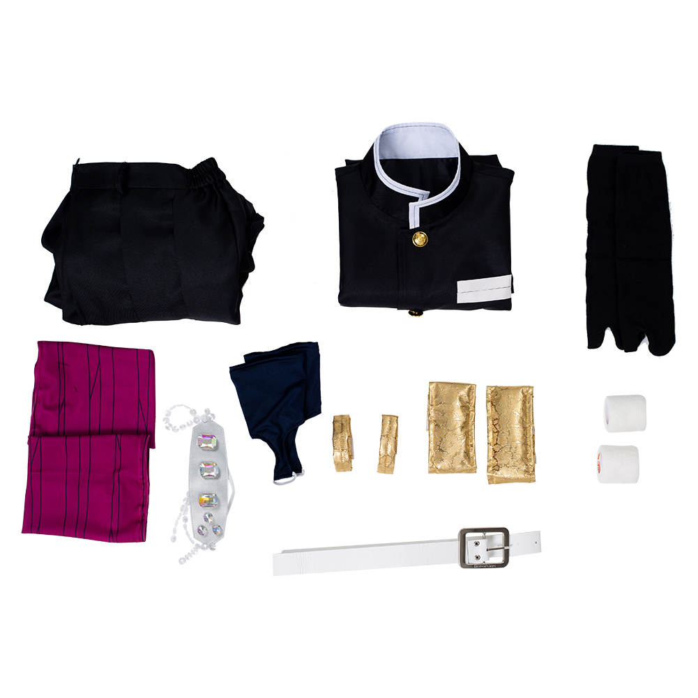 Demon Slayer Season 2 Uzui Tengen Cosplay Costume roleplay outifts +Wig fullsets - Picture 22 of 28