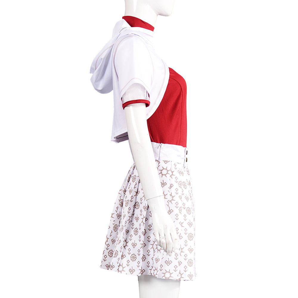 Zombies 4:Dawn of the Vampires Nova Cosplay Skirt Dress Red Gemstone Bracelet AU - Picture 18 of 29